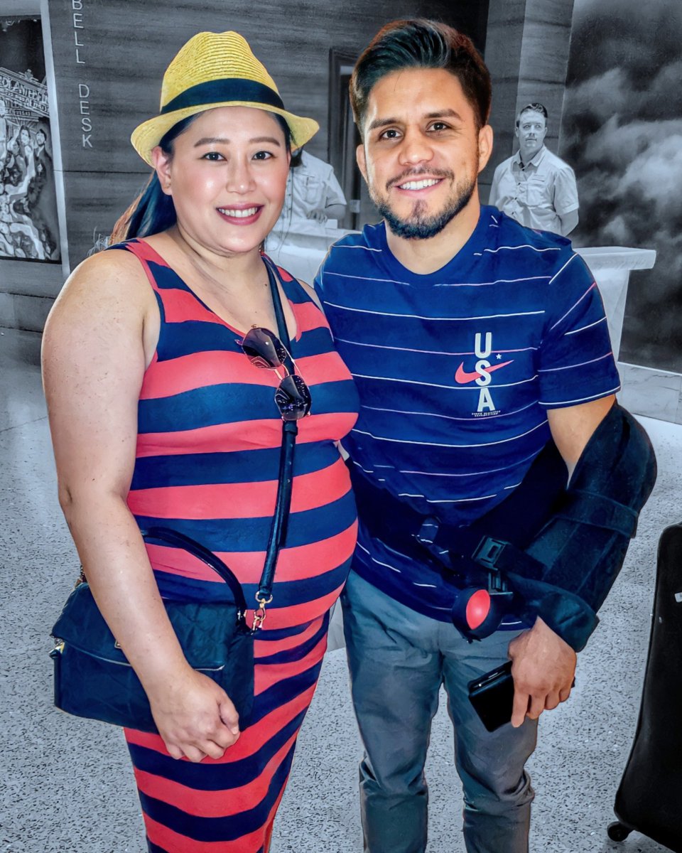 It's CCC fight week! That time me and my wife met @HenryCejudo 2019 IFW and he asked me to do the CCC with him. Haha 🤣 🐐 #C4 #AndNewAgain #UFC288 #MMATwitter