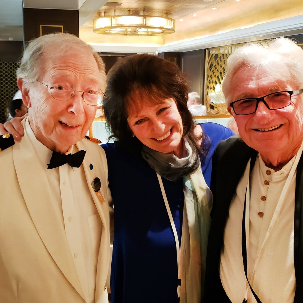 For those of you who remember the Love Boat series from the '70s &amp; 80s, we had the pleasure of meeting Bernie Kopell, who played the role of Dr. Adam Bricker on this immensely popular show, during our recent Princess Cruise from Los Angeles to Vancouver.… instagr.am/p/Cr2Li0nrwbd/