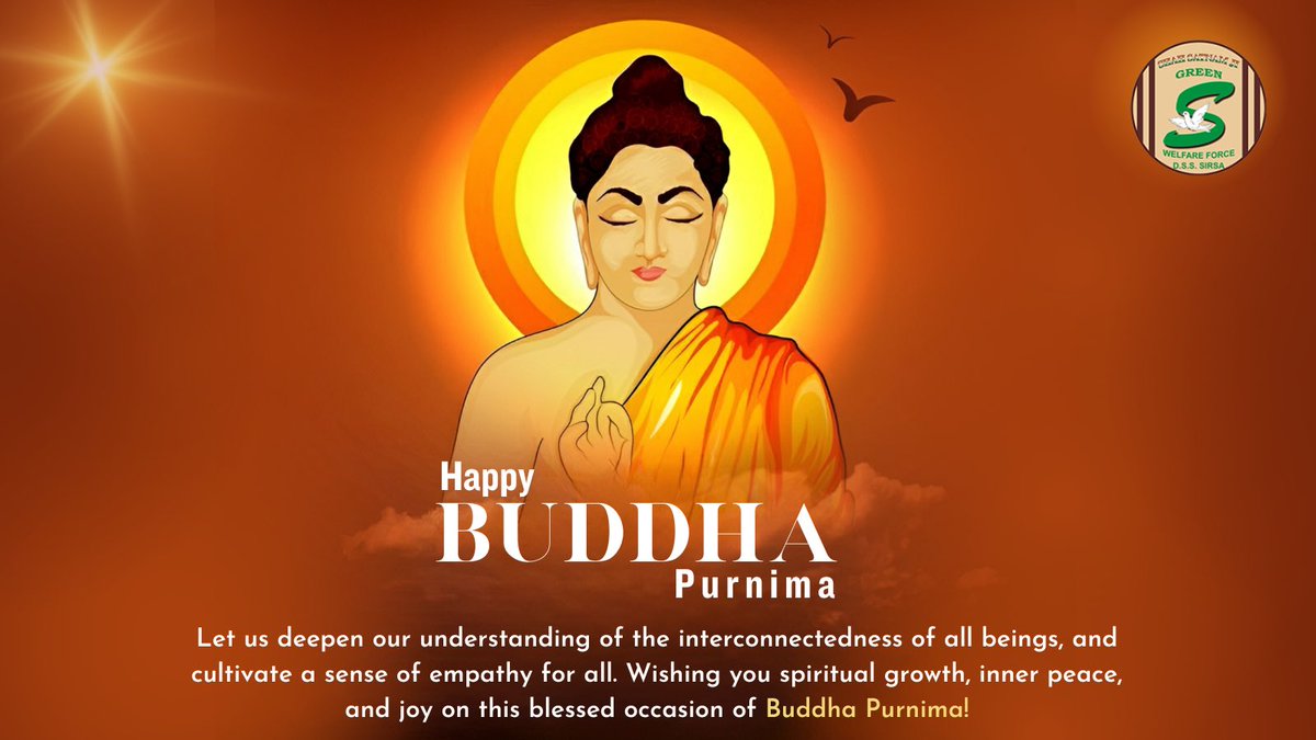 GreenSwelfares's tweet photo. Buddha's teachings remind us that true happiness comes from within. Let's take a moment to meditate and connect with our inner self on this auspicious day. Happy Buddha Purnima to everyone!! #BuddhaPurnima https://t.co/QDSYvNiSF1