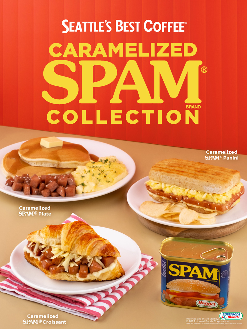 Seattle’s Best Coffee teams up with iconic brand SPAM® for their newest Caramelized SPAM® Collection...