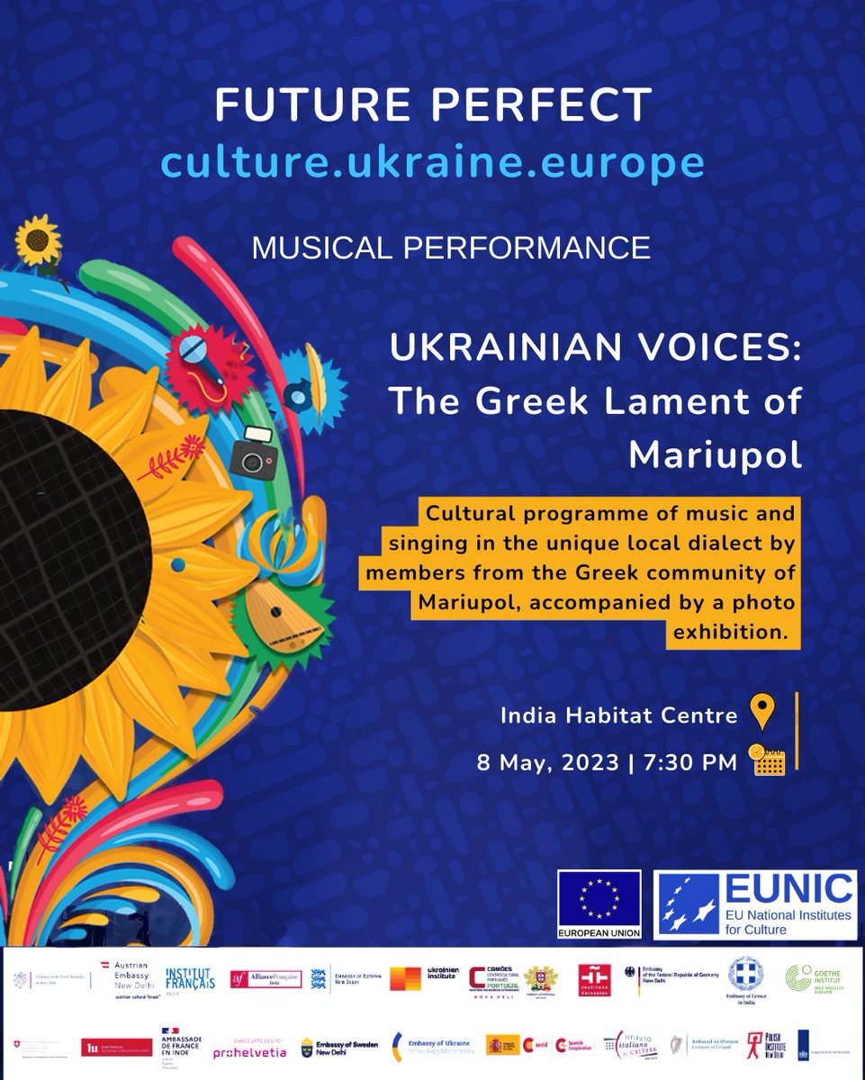 EU_in_India's tweet image. We have a line-up of electrifying performances at #FuturePerfect festival. Swing to the tunes of Rina Priduvalova (@rr_rr_rr_rr_rum) and witness the amazing voices from #Ukraine.

📍 Delhi
📅 May 5 - 8, 2023

Register here 👇
bit.ly/FuturePerfectR…