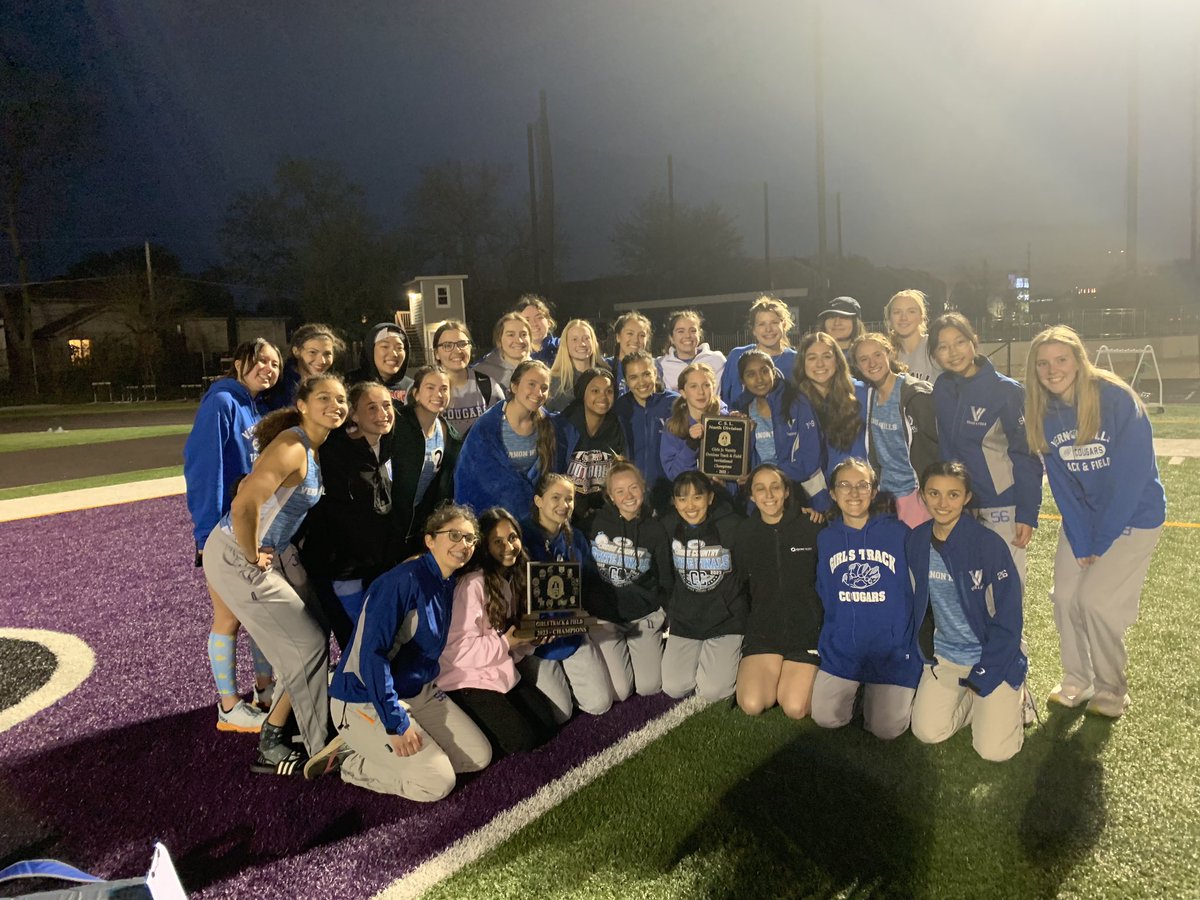Congrats to the team on the conference win. Great job by the throwers. 2 and 4 in varsity shot and 3 and 4 in varsity disc. JV takes 1 and 4 in shot and 3 and 5 in disc. <a href="/VHHSAth/">VH Cougars</a> <a href="/VHHSgirlsTF/">VHHS Girls Track and Field</a>