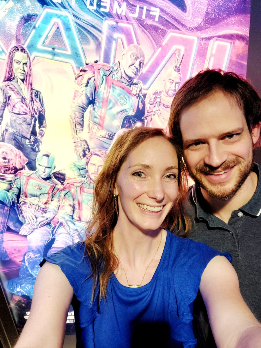 Our 32nd #MCU #movie together. #GuardiansoftheGalaxyVol3 did not disappoint. I love that we have seen all of the #MarvelCinematicUniverse . #wemarveltogether