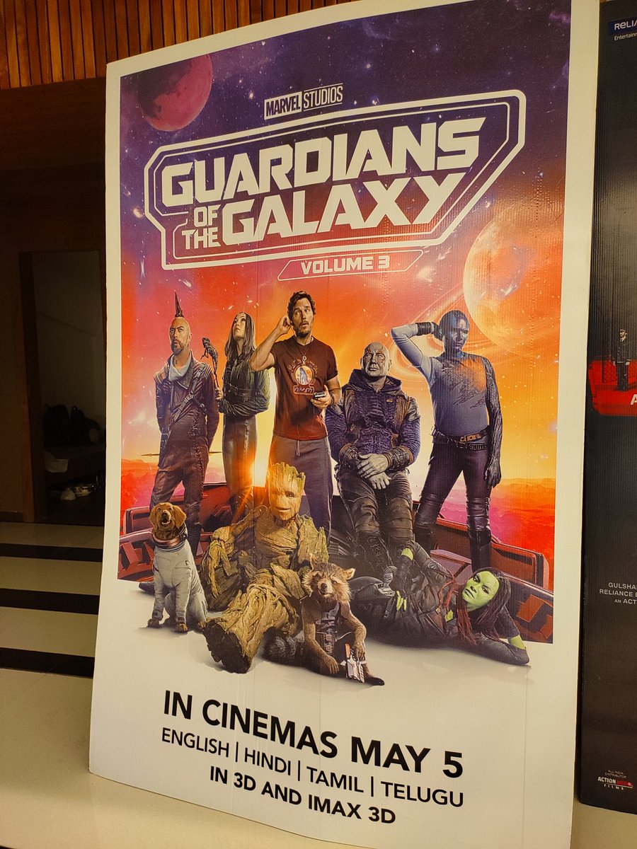 The_BewithB's tweet photo. Let's Go β¨π₯ #GuardiansoftheGalaxyVol3
#MarvelStudios #MarvelIndia #GotGVol3 #ChrisPratt #BewithB https://t.co/hERWkaKdWj