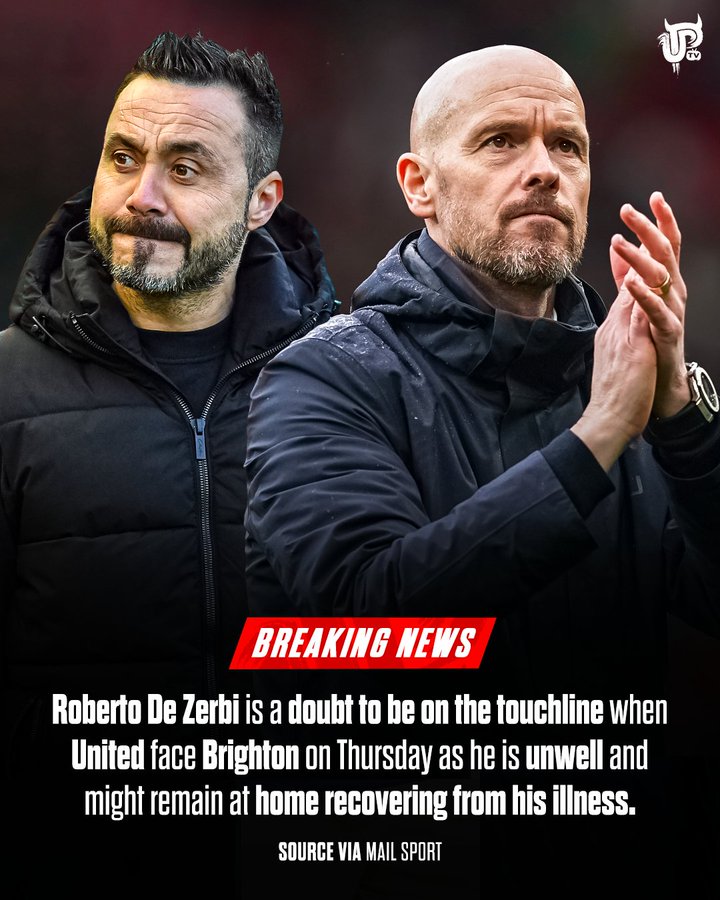 rexsteels's tweet image. Huge boost for us on Thursday Night if De Zerbi is missing. He is an elite coach.  Brighton away won't be an easy trip, but despite the loss of their boss, it is down to us to take control and win the game.  Nothing less has to be expected, manager or no manager.