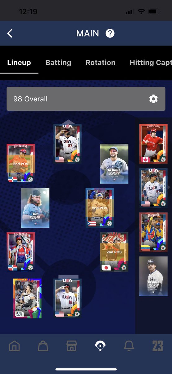 TheGoldenBeaut's tweet photo. #MLBTheShow23 #LFG https://t.co/a922GTs6Qh