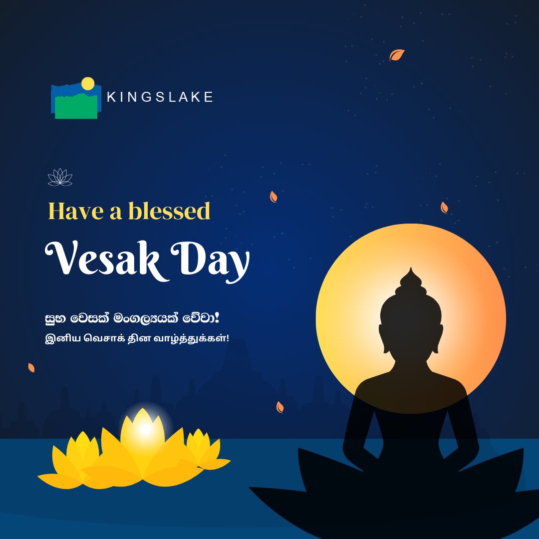 KingslakeBlue's tweet photo. May this coming day be a blessed Vesak festival that is bright, peaceful and unites all the people of the world for good purposes!

#vesak #vesak2023 #peace #unity #kingslake https://t.co/np3cOIUfwj