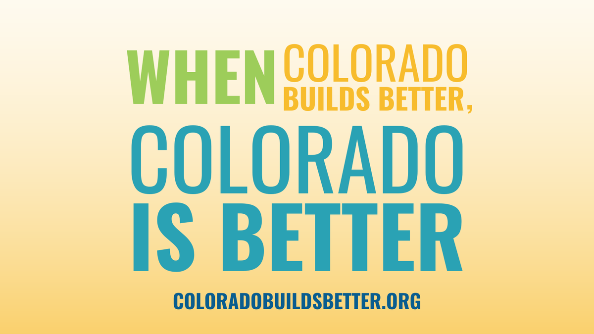 When Colorado builds better, Colorado is better! #SB213, as amended, passes the #coleg House on second reading! Thank you to sponsors Rep. <a href="/ImanforColorado/">Rep. Iman Jodeh</a> and <a href="/WoodrowForCO/">Parody</a> for all your work!!!