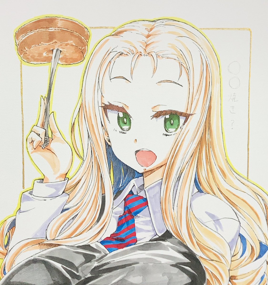 マリー様◯◯色紙、とりあえず展示中。 今回は配布できませんがコミケには出せます!(当選したら)