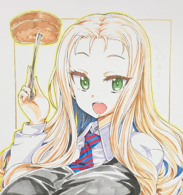 マリー様◯◯色紙、とりあえず展示中。 今回は配布できませんがコミケには出せます!(当選したら)