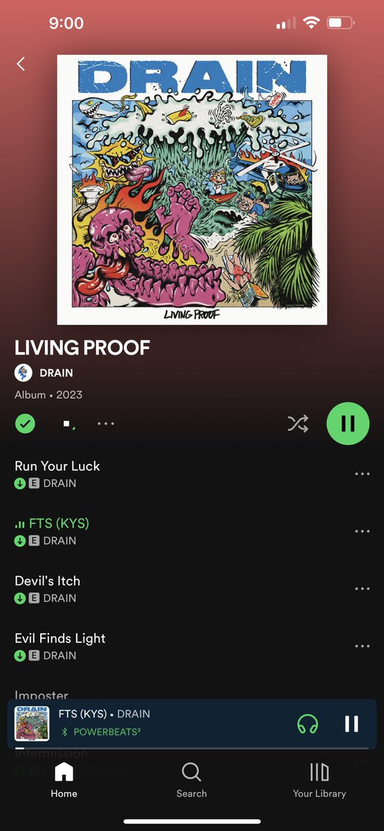 RomansMcee's tweet photo. FINALLY #NowPlaying @drain831 #LivingProof #Drain #DrainHardcore #CAHardcore https://t.co/r4ZGXQKsG5