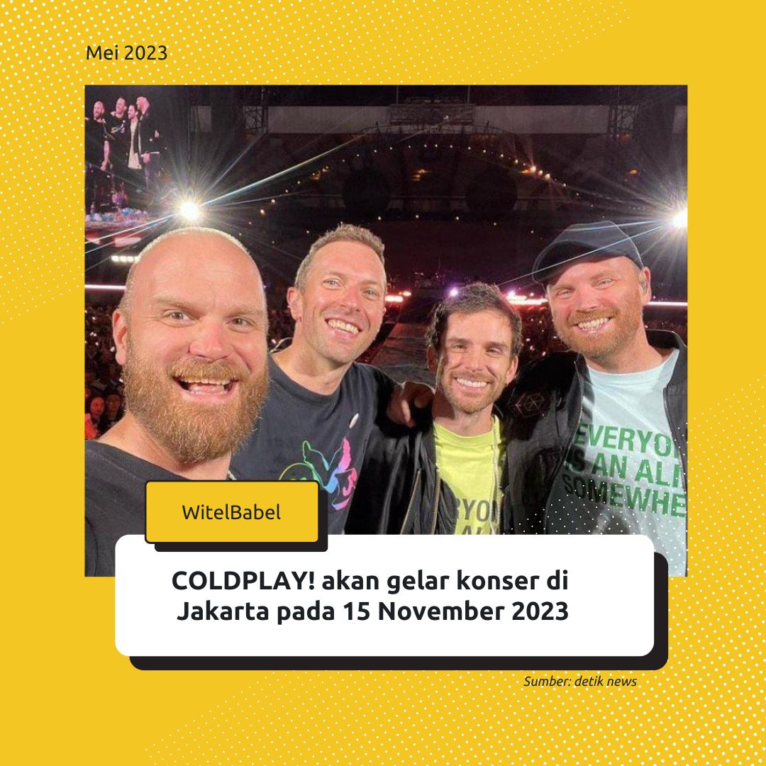 witel_babel's tweet photo. Siap2 nabunggg guys info papa online minggu ke 2 bulan mei tiketnya udah keluar nii πβ¨
#Indihome #Internetnyaindonesia #Coldplay #coldplayjakarta #witelbabel https://t.co/XQrrbDqMuZ