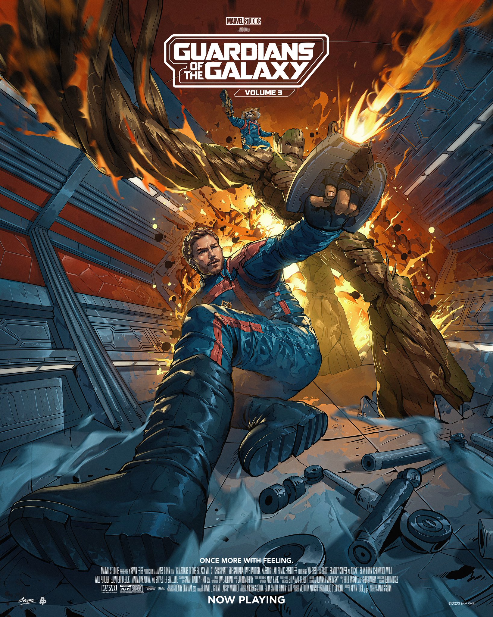 Creatieve Guardians of the Galaxy vol. 3 posters