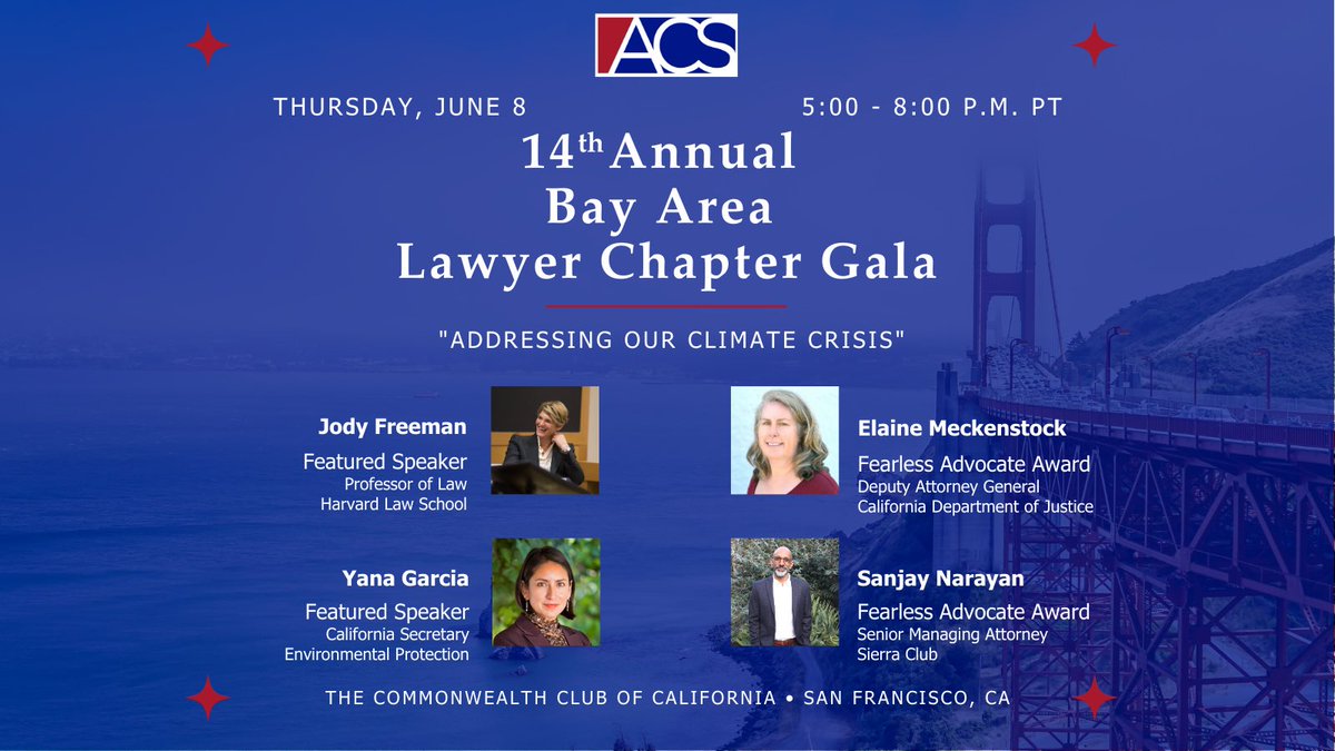 ACSLawBayArea's tweet image. Join us at our 14th Annual Gala on June 8!