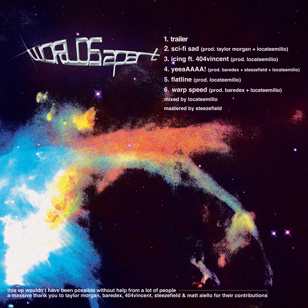 worlds apart 🌑🌏

a 5 song ep
out now: tiny.cc/wrldsaprt

thank you to everyone involved