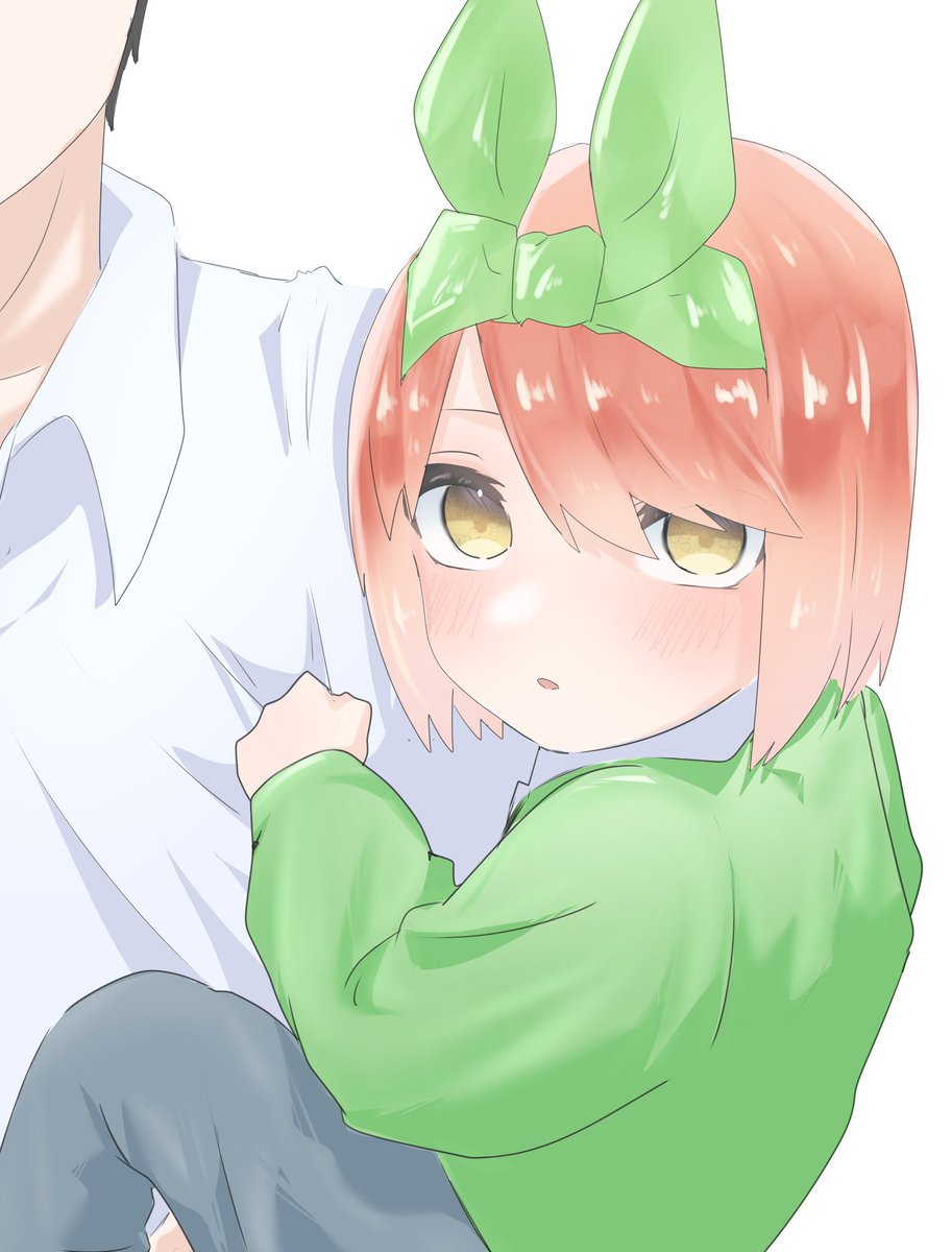 中野四葉 「じーー  #こどもの日 #五等分の花嫁 #中野四葉」|きさらぎ∽ 土曜日 東ル44aのイラスト