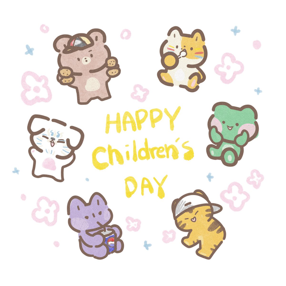 비오지만 행복한 어린이날 보내세요 🌼