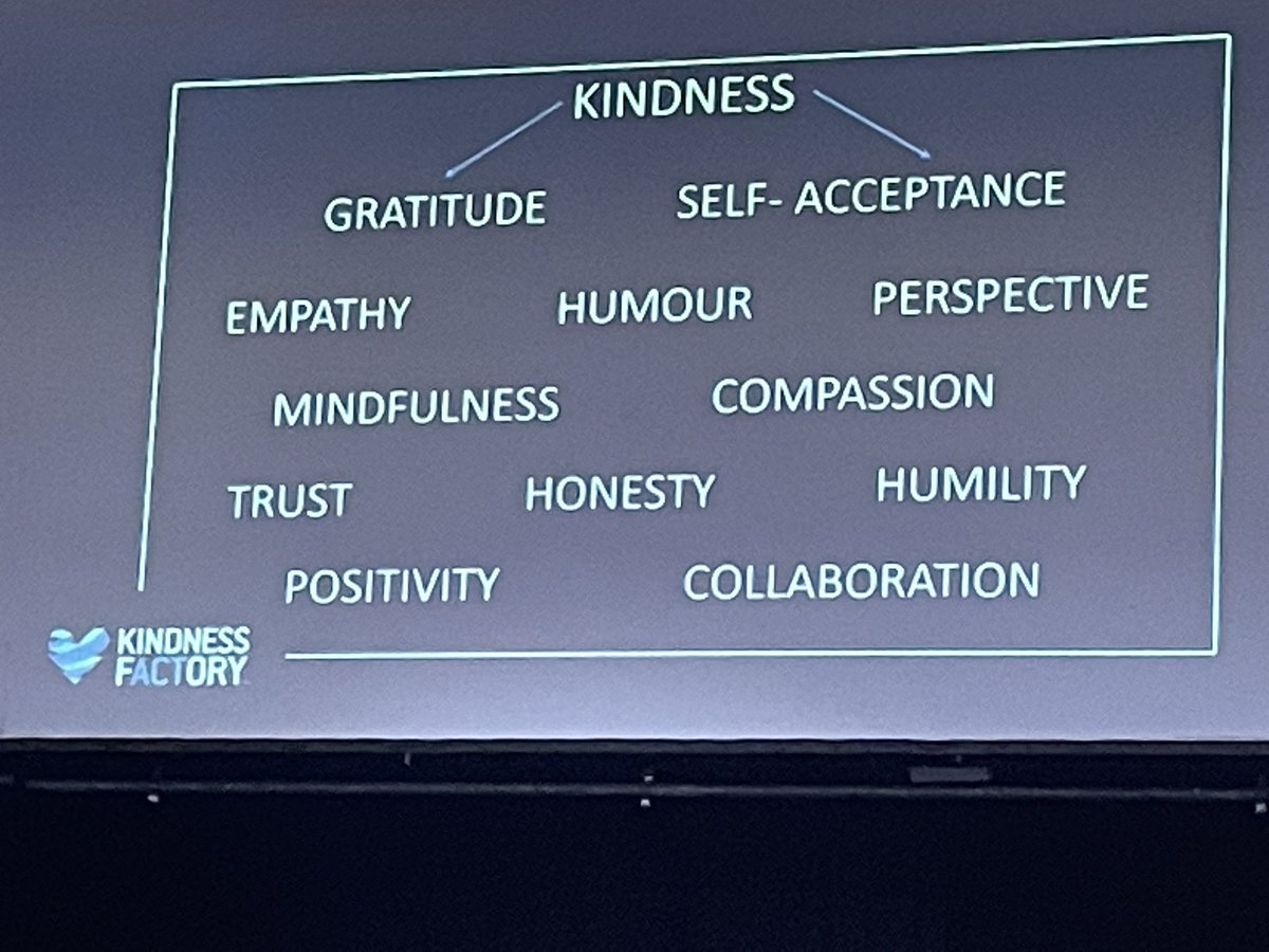 #KindnessMatters fabulous presentation at the #AMNC23 @KathKoschel
