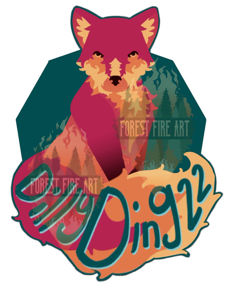 ForestFireArt's tweet photo. Working on a #Logo for a streamer friend! All done with the basic design, next on to svg! #Commission #commissionsopen https://t.co/iZhOD5d4wi