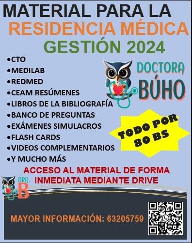 Bolivia: Material Para La Residencia Médica 2024 Bolivia dlvr.it/SnYVB2