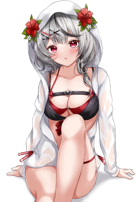 水着ぽえぽえ #さかまた飼育日記