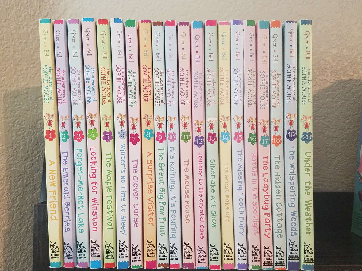 ithry_skylark's tweet photo. Twenty Sophie Mouse books! And Pippa is back! It's been too long! Great read @JenniferABell_ @SimonKIDS https://t.co/9b21tBSk9x