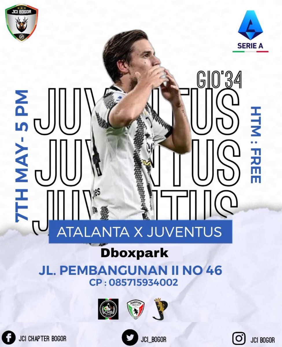 Halal bi halal yuk🔥🔥🔥

<a href="/BianconeroCBN/">Juventini Cibinong</a> 
<a href="/CNB_Bogor/">CN Bianconeri Bogor</a> 
<a href="/JuventiniPuncak/">Juventini Puncak!</a>