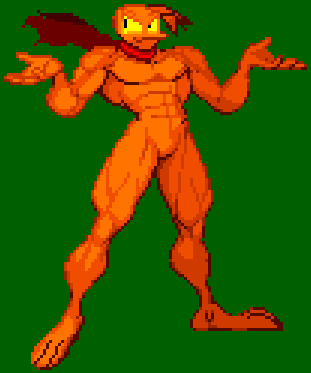 Gesura505art's tweet image. Scarfo - cps2 style✨
#cps2 #art #DigitalArtist #pixel #pixelart #sprite #capcom #originalcharacter #OC #alien #orange