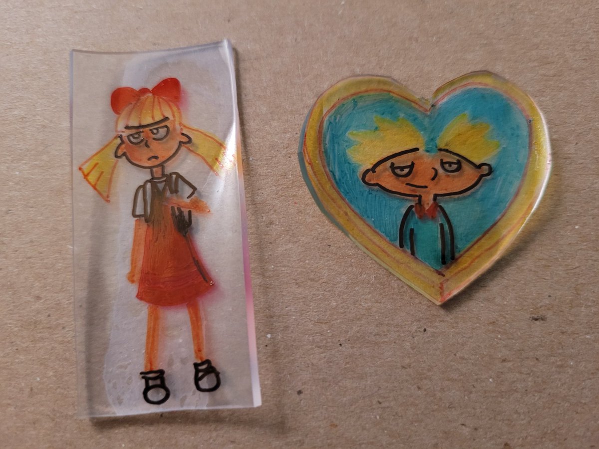 Helga and Arnold shrinky dinks
#helgagpataki #heyarnold #thepatakis
#operationthepatakis #opthepatakis