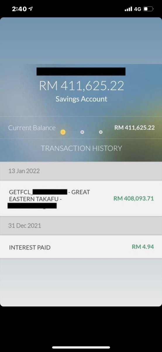 aliahtt's tweet photo. Ni kisah benar tahun 2022.

Keluarga ini telah menerima pampasan hibah sebanyak RM411,625.22 setelah berlaku kematian pada ketua keluarga. https://t.co/DUNU39QGW0