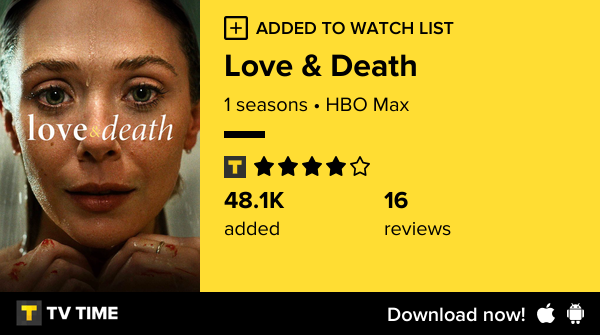 nickbroadway's tweet photo. I've just started following Love &amp; Death https://t.co/pSezTJ2PdN #tvtime https://t.co/kPZTzu8DDj