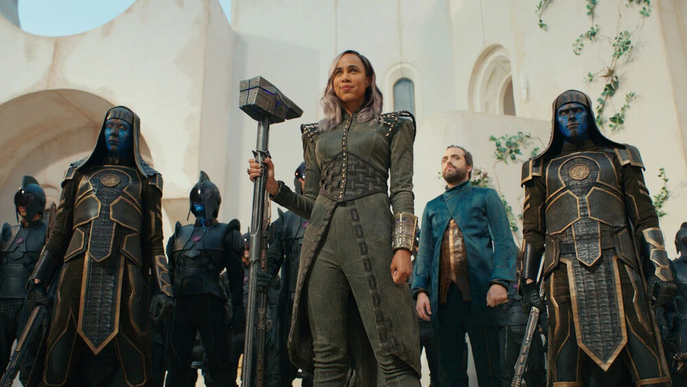 MaximilanMarvel's tweet photo. Again with #GuardiansOfTheGalaxyVol3 spoilers
.
.
.
.
.
.
.
.
.
Fun fact: #Phyla's mom in the comics was genetically-engineered from the Eternals of Titan (the race of Thanos & Starfox), while her father was Kree.
It'll be interesting to learn her genetic source(s) in the MCU! https://t.co/Uy1OnfEQ6k