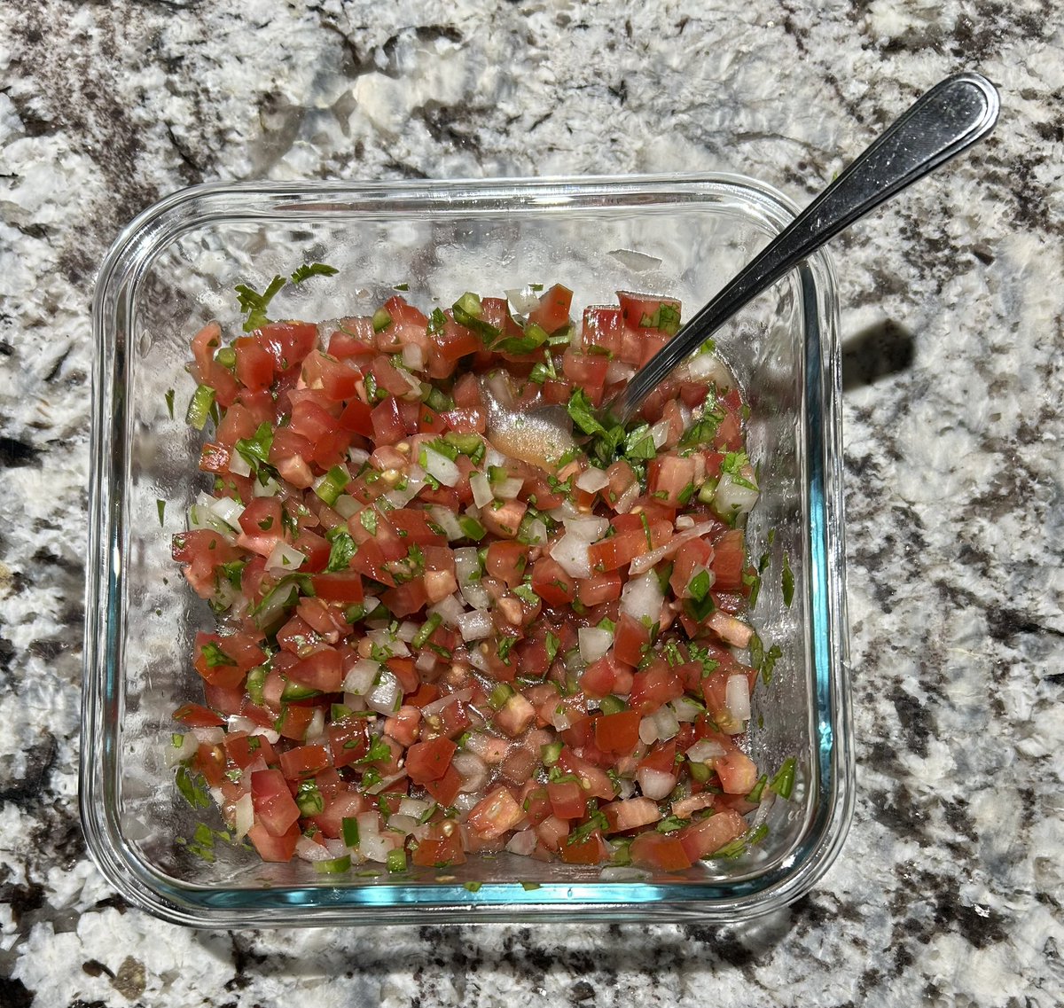 DucatiEmily's tweet photo. Made pico de gallo tonight. Got jalapeño oil in my eye. This is how I know I’m alive. https://t.co/uAk6sAEkyG
