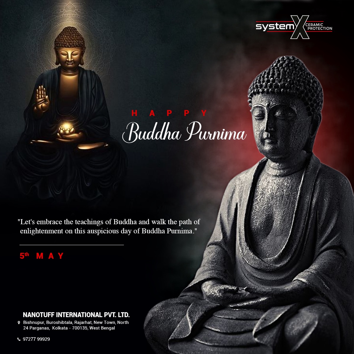 indiasystemx's tweet photo. Wishing you a happy Buddha Purnima! May the teachings of Buddha guide you toward a path of peace, love, and happiness.
#buddha #buddhism #meditation #buddhist #love #buddhaquotes #peace #systemxpro #professionalcoating #paintcorrection #MadeInUSA #ProfessionalCoating #cars https://t.co/W3Z86hTiMy