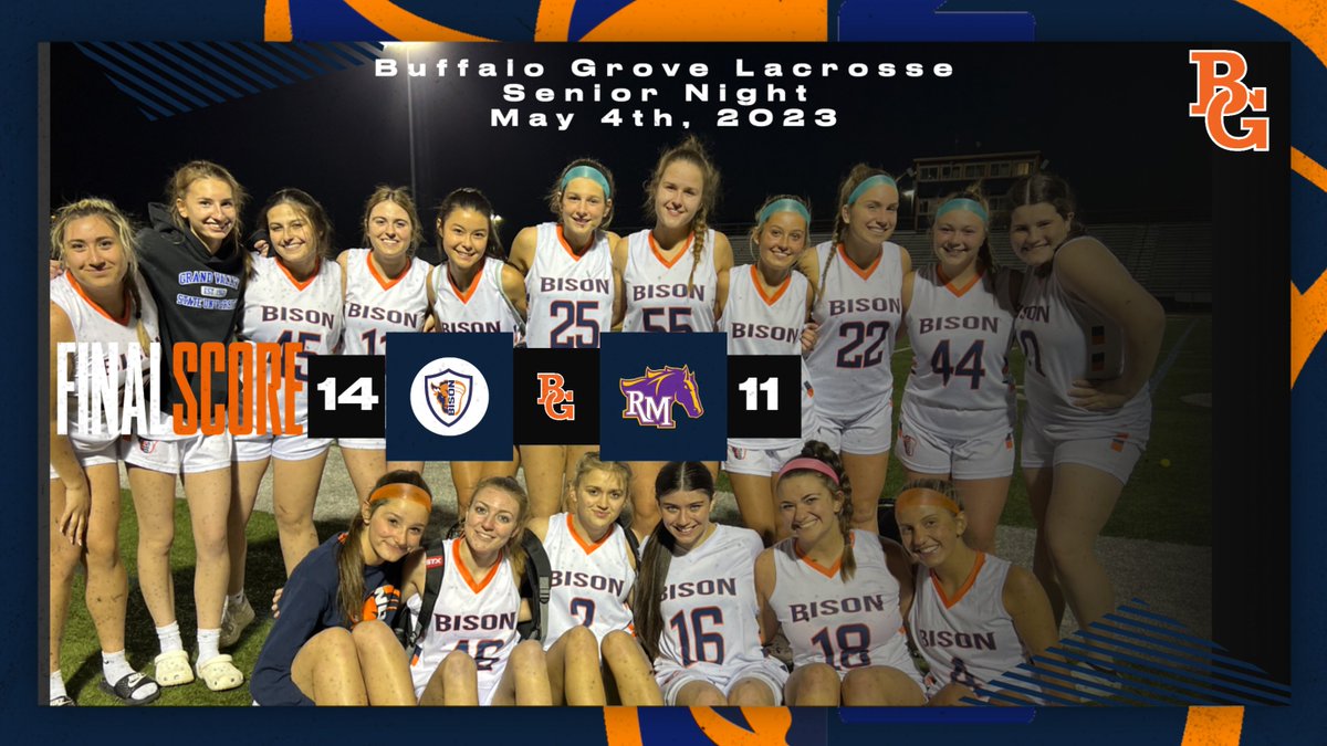 LaxBghs's tweet photo. BG Lacrosse, on Senior Night, down 11-5 with 10 minutes to go, comes back for the 14-11 win! The highlight of the night… Defensive 1st-year lacrosse player, and senior, Liv Genthner picks up the GB and dashes 80 yards to score her first career goal!
@BG_Bison @BGBisonAD https://t.co/kyPFNzz79n