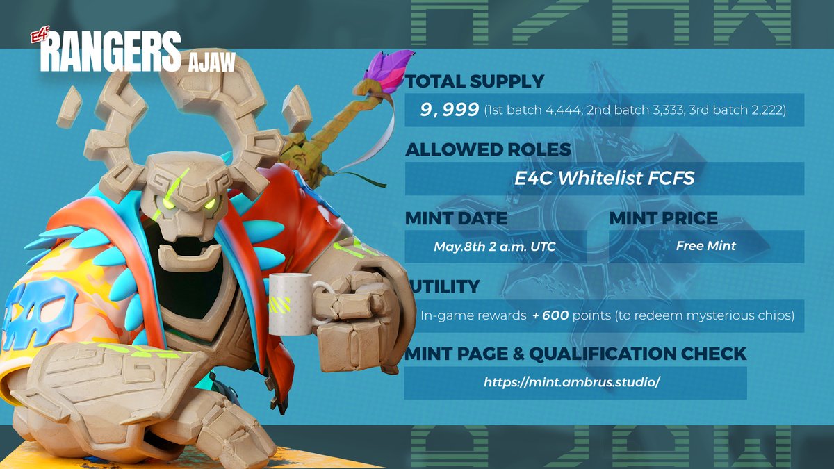 AmbrusStudio's tweet photo. 1 more cup of the 'Divine Favor of Kaax' cocktail? 

💨The winds of good fortune are blowing our way! 

Like, Retweet, Cheers!

#NFT #Freemint #e4c #Web3Games https://t.co/S1DKVdqn7k