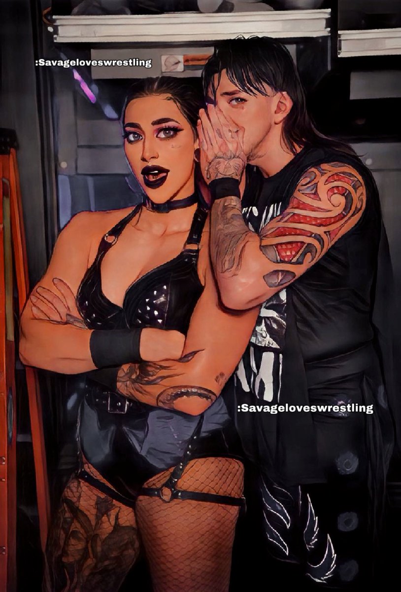wrestlingSavag3's tweet photo. i made @RheaRipley_WWE And @DomMysterio35 as a cartoon #Cartoon #Mami #ExCondom #Famart #JD https://t.co/EDmBaYxfLG