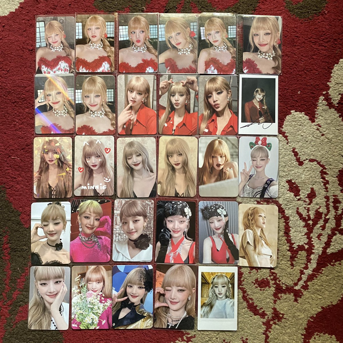 my i love nxde minnie gidle photocard collection 🥹🫰🏻