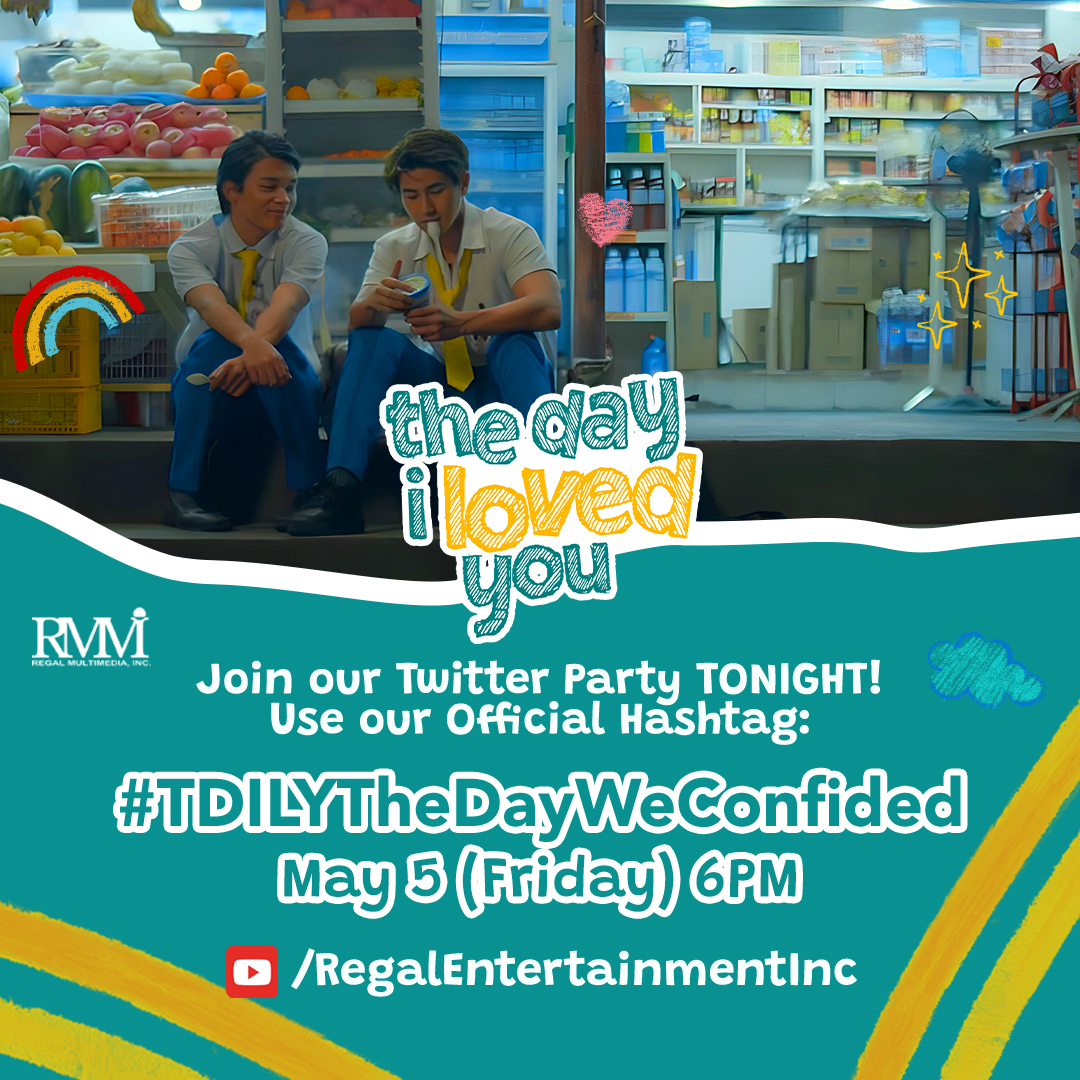 Our after school habit is.......KILIG with #TDILY! See you later at 6PM, Crush-mates!

Use our official HT - #TDILYTheDayWeConfided on Twitter! We'd love to see those KILIG reactions! 🤩❤️‍🔥

See you Crush-mates!
Directed by Easy Ferrer, DGPI
#TDILY #TheDayILovedYou