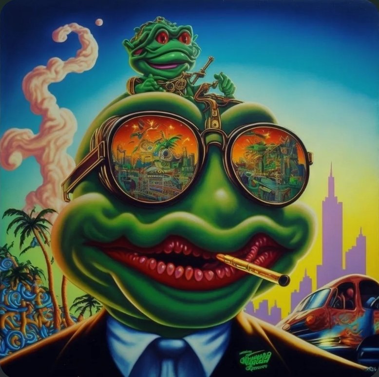 MelloYeloSmooth's tweet photo. @Pauly0x Wen buy?? .1 ETH and he's yours!! #PEPE #KingOfWeb3 https://t.co/vMNw5GiRi5 https://t.co/aH1pAt0S4X