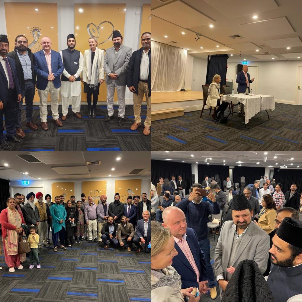 AhmadiyyaVIC's tweet photo. Delegates of @AhmadiyyaVIC Berwick participated in the Multicultural program alongside Hon @JasonWood_MP and Hon Sussan Ley MP @sussanley sharing the views on current challenges &amp; solutions. https://t.co/wXJ3vZC5Wz