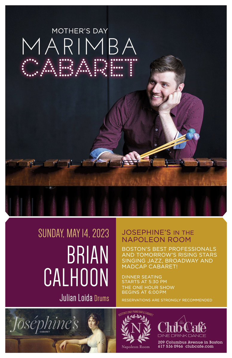 A Mother’s Day cabaret and album release concert in Boston at <a href="/ClubCafeBoston/">Club Cafe</a> Sun 5/14 6pm! No cover but reservations strongly recommended: clubcafe.com