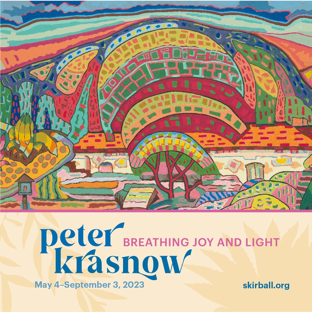 Peter Krasnow: Breathing Joy and Light is on view now at @skirball_la with an original exhibition soundtrack by Ale & I. Listen now on @dublab 🌿 dublab.com/krasnow