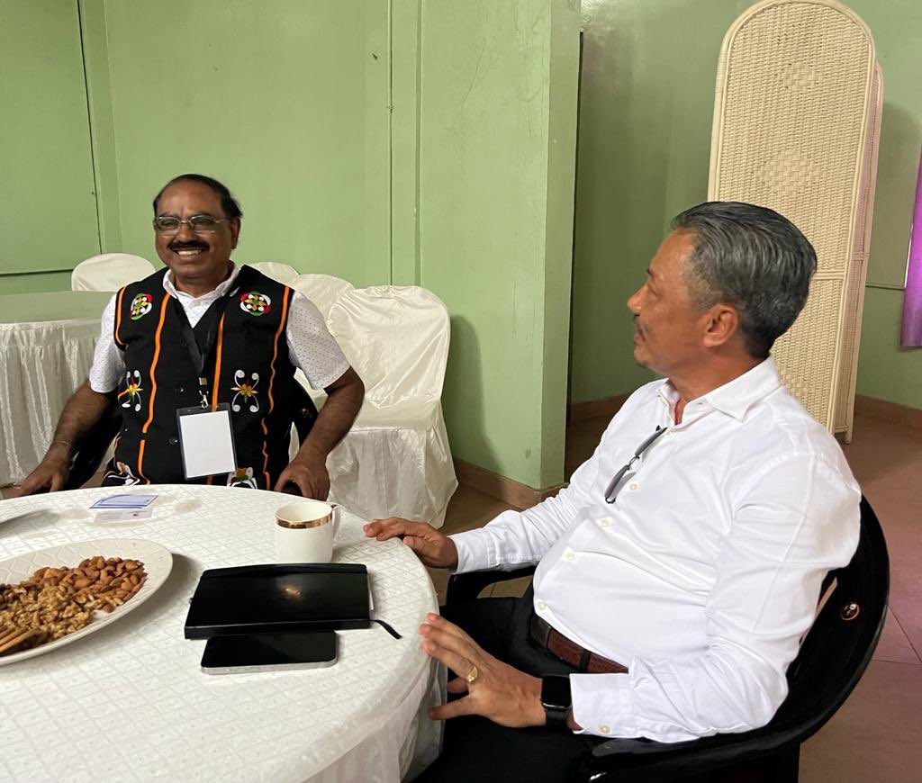 lmjamir's tweet photo. Wrapped up a fantastic meeting w Chairman- @NEDFi_Official Shri. @PVSLNMURTY1 yesterday. Feeling optimistic as he assured us of clearing our @BAofNagas proposal for microfinance support. Looking forward to working together towards financial empowerment for all.

@minmsme #BizAmp https://t.co/RHePHRgNvT