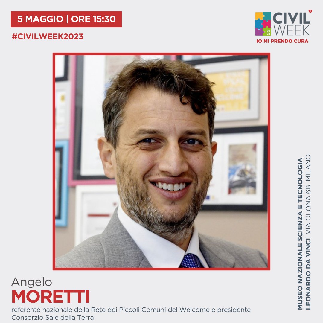 comuniwelcome's tweet photo. #civilweek2023 Alle 15.30 al Museo della Scienza e della Tecnologia #Milano
Con @EliSoglio parleremo di accoglienza, scelte politiche di welfare di sindaci e sindache del welcome.
@AngeloMoretti40 @CorriereBN @shareradio @foschinipaolo @FTSMilano @ConilSud https://t.co/oi2FruBG9R