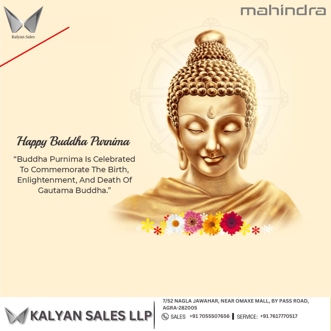 Wishing you a happy Buddha Purnima! May the teachings of Buddha guide you towards a path of peace, love, and happiness.
#mahindra #mahindracustomercare #WithYouHamesha #cars
