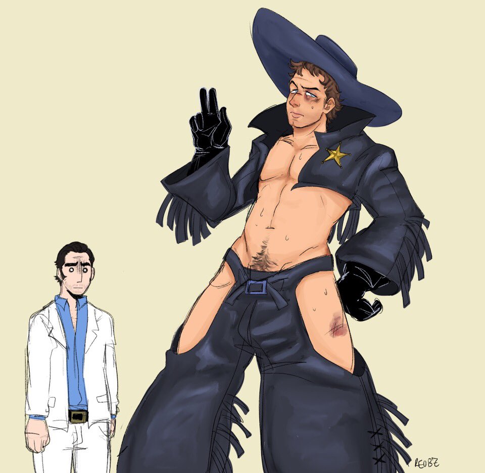 VileHarvester's tweet photo. Ellis in a cowboy outfit 🧙‍♂️✨ 
#left4deadfanart #ellisl4d2
#l4d2 #l4d2fanart #left4dead2 #nickl4d2 https://t.co/wuTF87O8h9