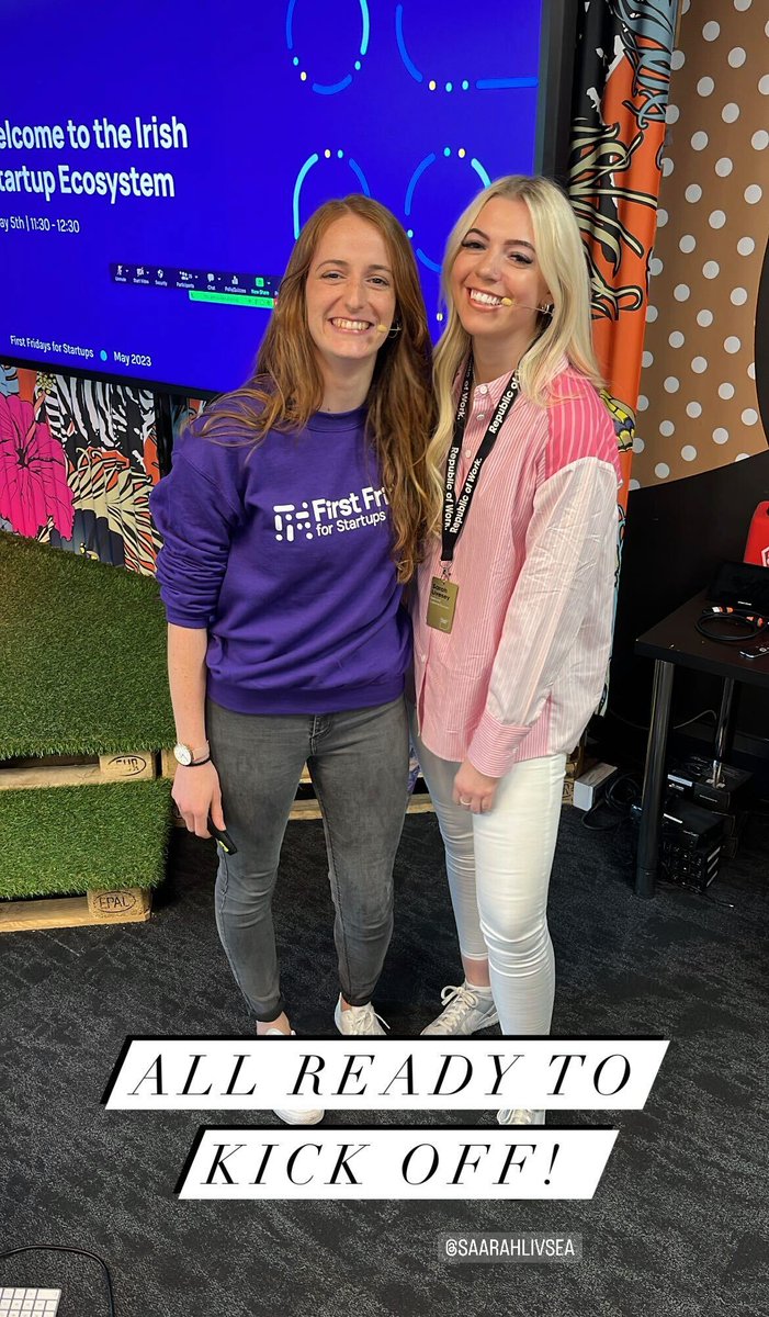 republicofwork's tweet image. And we&apos;re all set! We&apos;re starting #FirstFridaysforStartups with a &apos;Welcome to the Ecosystem&apos; with Sarah &amp;amp; Emilie 🚀

@dogpatchlabs @republicofwork