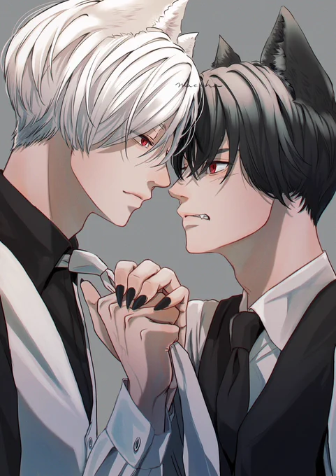 白vs黒 