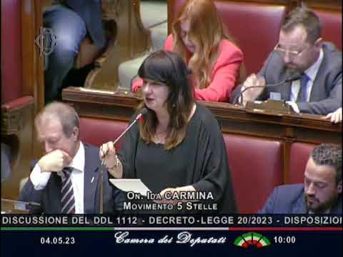 Ida Carmina - M5S Camera - Intervento in Aula - 04/05/2023 youtube.com/watch?v=thRDrd…
